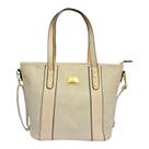 Bolsa Tote Feminina Red Flamingo Bege Premium Alça de Mão e Tiracolo Transversal Grande Espaço Interno Elegante Casual