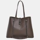 Bolsa Tote Grande Marrom Feminina Via Marte B2-727-01 Cor:MarromTamanho:Único