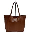Bolsa Tote Guadalupe em Couro Legítimo com Bolso Externo e Interno Bolsa Tote Guadalupe em Couro Legítimo com Bolso Externo e Interno