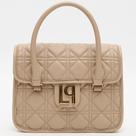 Bolsa Tote Lança Perfume Matelasse Ou26 Bege Feminino