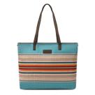 Bolsa Tote Montana West Wrangler Azteca de Lona con Correa de Cuero