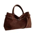 Bolsa Tote Retrô de Grande Capacidade para Mulheres - Outono/Inverno - Design de Alta Qualidade
