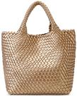 Bolsa Tote Vegana Queenoris Golden - Bolsa de Tecido para Mulheres