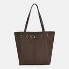 Bolsa Tote Via Marte Grande Marrom