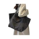 Bolsa Tote Vintage De Grande Capacidade Em Lona Com Estampa De Leopardo, Bolsa De Ombro Fashion Para Bolsa Tote Vintage De Grande Capacidade Em Lona Com Estampa De Leopardo, Bolsa De Ombro Fashion Para