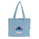 Bolsa Totebag Grande Jeans Stitch Moderna Casual Feminino