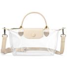 Bolsa transparente aprovada pelo BOSTANTEN Stadium Small Crossbody Nude