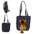 Bolsa Transporte Cachorro Gato Pet Animal Estimacao Estampa Leao Passeio Diversao Ombro Viagem Caminhada