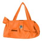 Bolsa Transporte Cães Animais Laranja - 42cmx25cm - Médio