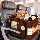 Bolsa Transporte Marrom Aviao Cao Gato Padrao Linha Voo Gol