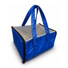 Bolsa Transporte Pet Flexível Dobrável 43 X 31,5 X 20 Cm Azul Bolsa Transporte Pet Flexível Dobrável 43 X 31,5 X 20 Cm Azul