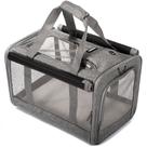 Bolsa Transporte Pet Grande Viagem Avião MADOG Wind CINZA