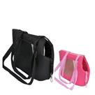 Bolsa Transporte Pet Mala Cao Cachorro Gato Mochila Viagem Passeio Caixa Dobravel Carro Dog Bag Tiracolo Petshop Cor:Ros