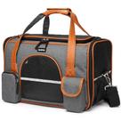 Bolsa Transporte Pet Viagem Cabine Avião MADOG LUX Cinza Escuro Flexível até 8kg Bolsa Transporte Pet Viagem Cabine Avião MADOG LUX Cinza Escuro Flexível até 8kg