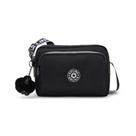 Bolsa Transversal Abanu M Zip Kipling Original Glorious Silver