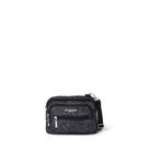 Bolsa transversal Baggallini com zíper triplo Midnight Blossom Bolsa transversal Baggallini com zíper triplo Midnight Blossom