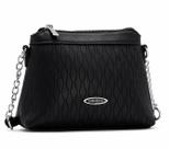 Bolsa Transversal Chenson Preta Feminina Contemporânea