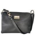 Bolsa transversal com argolas smartbag couro
