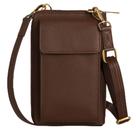Bolsa transversal de couro para celular BULL GUARD Anti Theft RFID