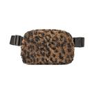 Bolsa Transversal De Inverno Para Mulheres Em Fleece Com Alça Ajustável, Fanny Pack Branco, Pequena Bolsa Transversal De Inverno Para Mulheres Em Fleece Com Alça Ajustável, Fanny Pack Branco, Pequena