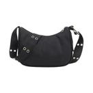Bolsa Transversal De Nylon Impermeável Preta Para Mulheres, Bolsa Casual Para Meninas, Bolsa De
