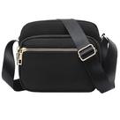 Bolsa transversal DIHKLCIO de nylon impermeável preta