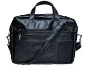 Bolsa Transversal Em Couro Pasta Maleta Executiva Trabalho Diversos Compartimentos