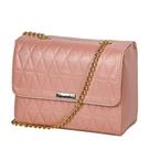 Bolsa Transversal Feminina Alça com Corrente Shamrock Rosa Lançamento
