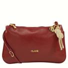 Bolsa Transversal Feminina Couro Legítimo Pequena Classe Couro