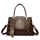 Bolsa Transversal Feminina De Couro Macio De Grande Capacidade, Com Estampa Fashion, Luxo E Design Bolsa Transversal Feminina De Couro Macio De Grande Capacidade, Com Estampa Fashion, Luxo E Design