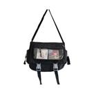 Bolsa Transversal Feminina De Lona De Grande Capacidade, Versátil, Estilo Harajuku, Cor Sólida, Tote Bolsa Transversal Feminina De Lona De Grande Capacidade, Versátil, Estilo Harajuku, Cor Sólida, Tote