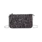 Bolsa Transversal Feminina De Moda Em Cor Sólida Com Cadeado Para Celular E Alça De Ombro