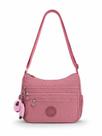 Bolsa Transversal Feminina Nylon Impermeável 5 Zíperes Com Chaveiro Estilo Kipling Bolsa Transversal Feminina Nylon Impermeável 5 Zíperes Com Chaveiro Estilo Kipling