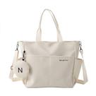 Bolsa Transversal Feminina Nylon Impermeável Grande Trabalho Cor:Branco