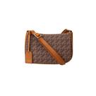 Bolsa Transversal Feminina Pequena Monograma BG Marrom