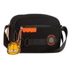 Bolsa Transversal Garfield Compacta Alça Ajustável, Charmosa e Funcional com Puxadores Personalizados e Chaveiro Compacta e Estilosa para Toda dia