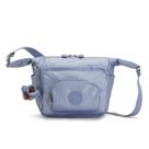 Bolsa Transversal Kipling Erica Pequena Azul Metálica