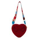 Bolsa Transversal Loungefly Marvel Homem-Aranha Sherpa 23x21x8cm