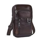 Bolsa Transversal Masculina Estilosa De Couro Impermeável Leve Retrô Para Viagem E Atividades Ao Ar
