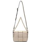 Bolsa transversal média tresse wj sintético