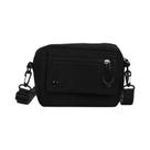 Bolsa Transversal Mini De Lona Para Mulheres, Estilo Coreano Simples, Pequena Bolsa Com Zíper Para