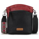 Bolsa Transversal Montana West de material vegano MWC-185BK-RD para Mulheres Bolsa Transversal Montana West de material vegano MWC-185BK-RD para Mulheres