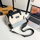 Bolsa Transversal Multicolorida Estudante Mensageiro Versão Coreana Estilo de Rua Trabalho Casual Versátil Simples
