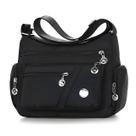 Bolsa Transversal Nylon Forte Impermeável 6 Bolsos Forrada