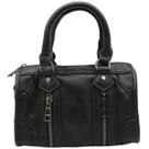 Bolsa Transversal Pavão De Ouro Decoração Zíper Mini Feminino