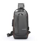 Bolsa Transversal Pochete Peitoral Ombro Shoulder Cor PETRO