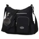 Bolsa transversal SUKRY Nylon para mulheres impermeável preta