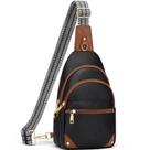 Bolsa transversal SYTRAH antifurto com RFID, preta