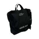 Bolsa Transversal Unissex De Lona De Grande Capacidade, Bolsa De Mão Grossa Lavada Para Estudantes