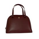 Bolsa Transversal Vinho com TH Logo Dourado